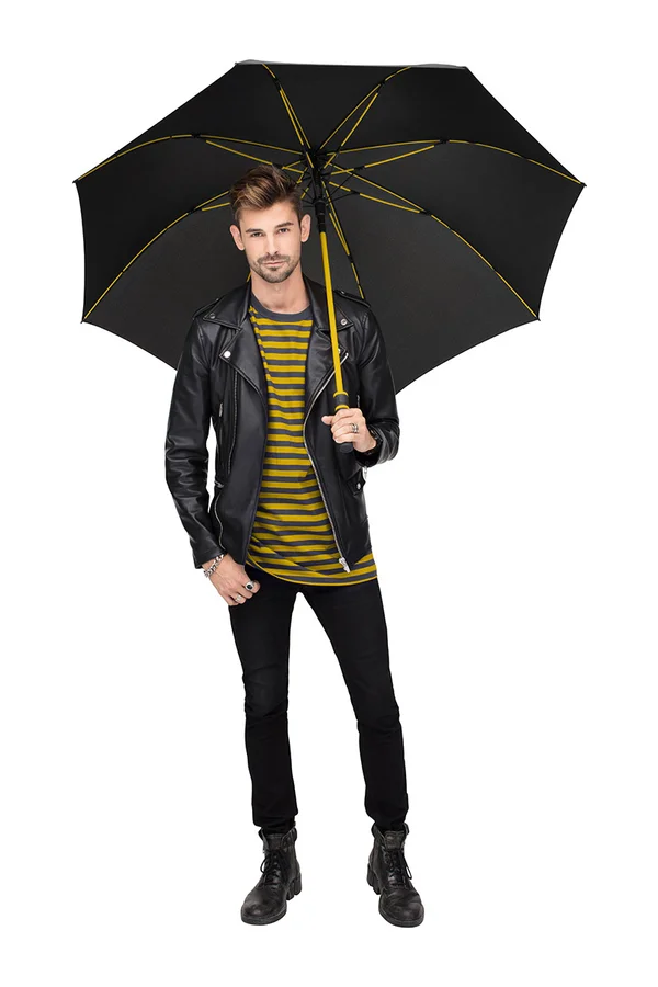 AC-Gästeschirm FARE®-Style Black / Yellow