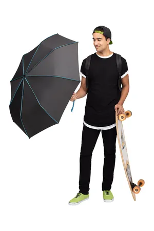 AOC-Oversize-Taschenschirm FARE®-Seam Black / Blue
