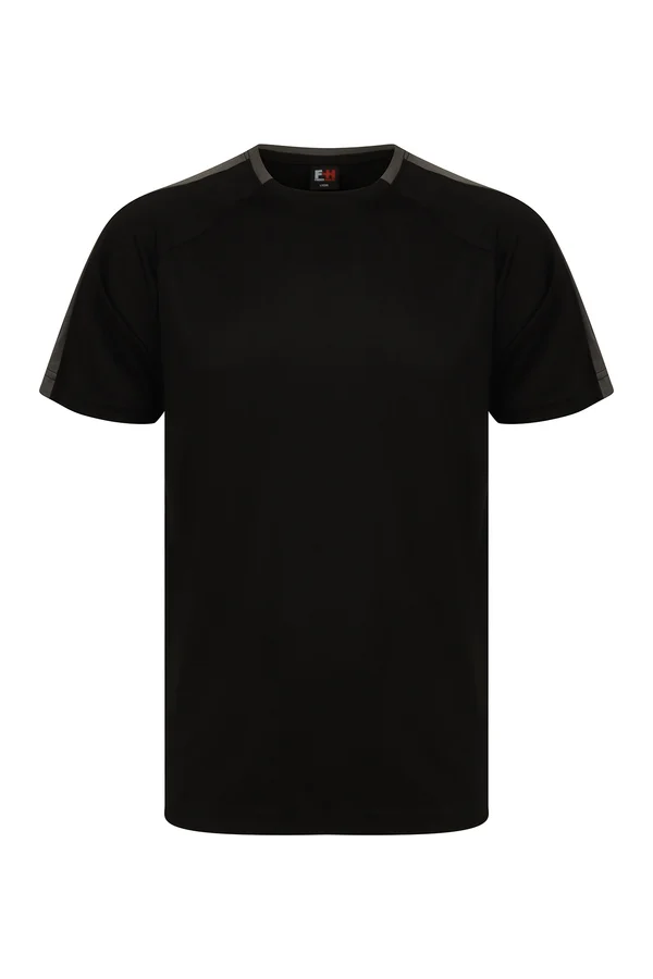 Adult´s Team T-Shirt Black / Gunmetal Grey