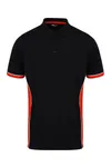 Adults Panel Polo black / red / white