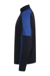 Adults 1/4 Zip Midlayer With Contrast Panelling Navy / Royal