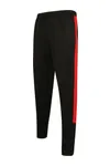 Adults Knitted Tracksuit Pants Black / Red