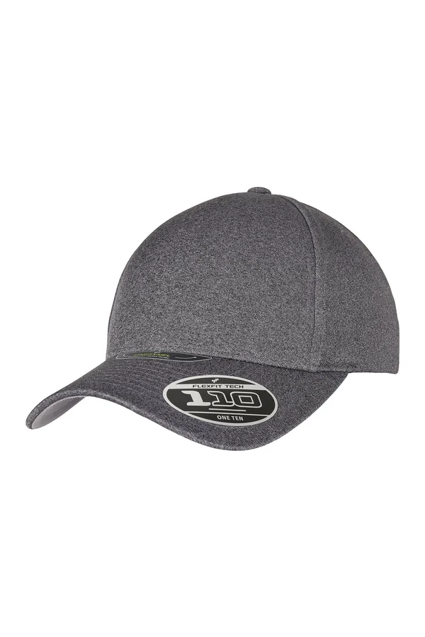 110 Melange Unipanel Cap Dark Grey