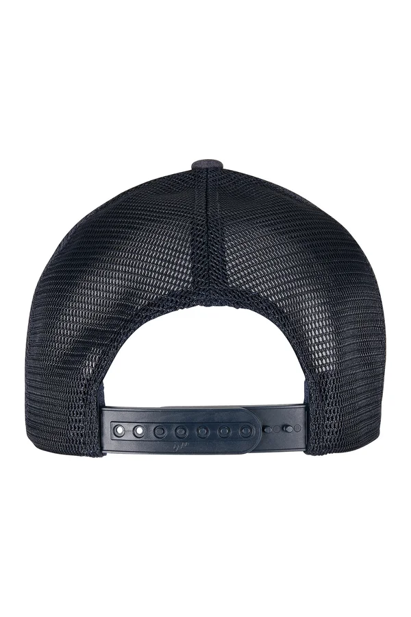 110 Flexfit Melange Trucker Cap Heather Navy