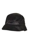 Light Nylon Bucket Hat Black
