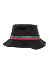 Stripe Bucket Hat Black / Fire Red / Green