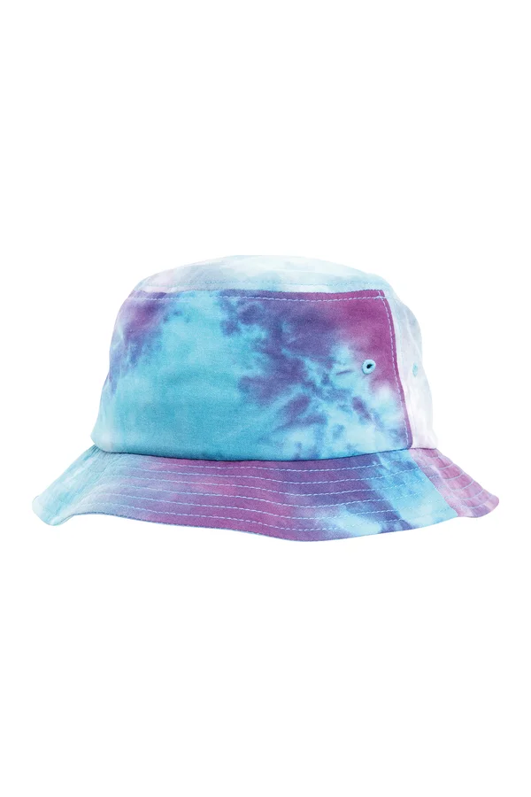 Festival Print Bucket Hat Purple / Turquoise