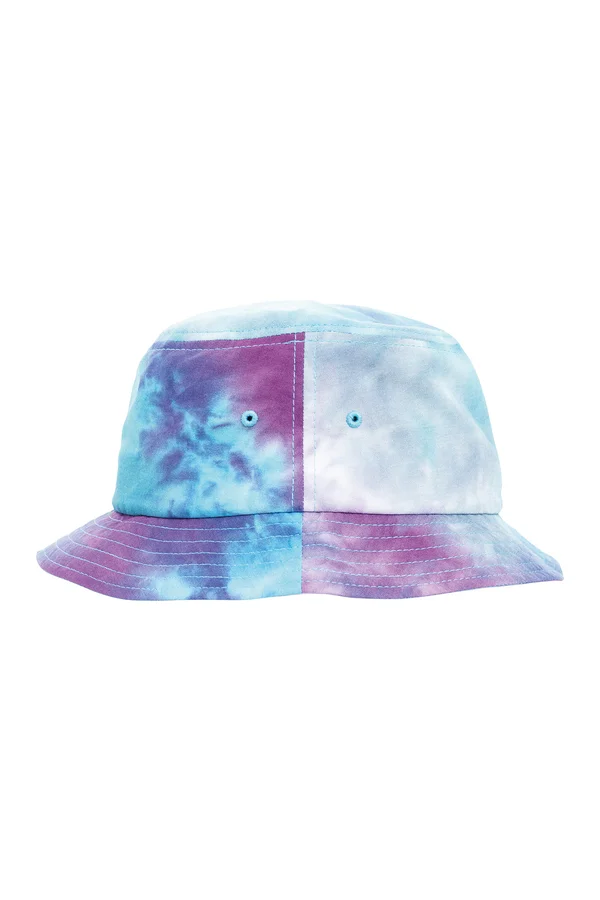 Festival Print Bucket Hat Purple / Turquoise