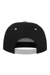 Classic 5 Panel Snapback Cap Black / Silver