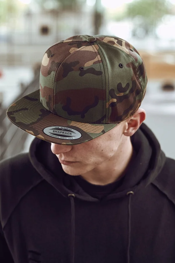 Camo Classic Snapback Cap Camo