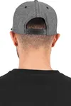 Chambray-Suede Snapback Black / Black