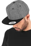 Chambray-Suede Snapback Black / Black