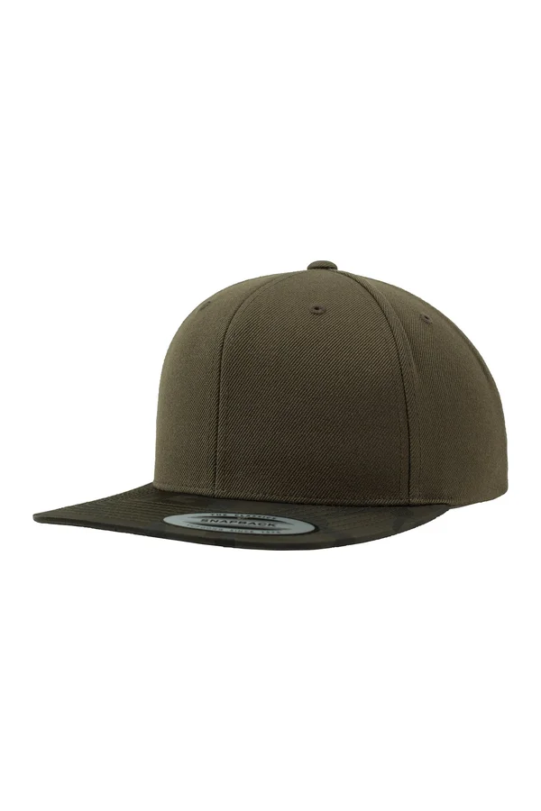 Camo Visor Snapback Olive / Olive Camo