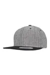 Melange Solid Snapback black melange/black