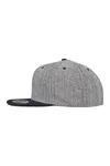 Melange Solid Snapback black melange/black