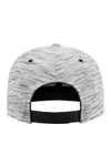 Stripes Melange Crown Snapback Grey (Stripes Melange) / Black