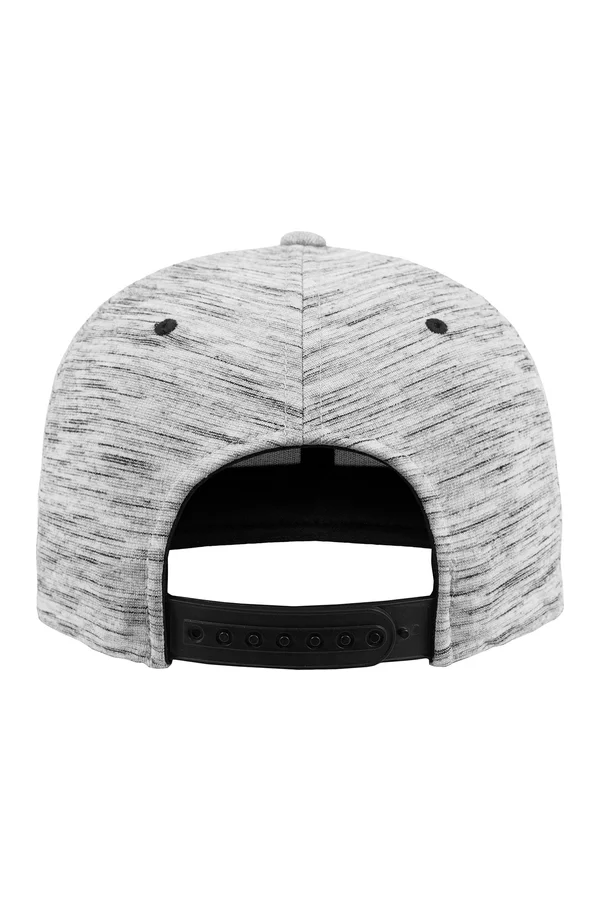 Stripes Melange Crown Snapback Grey (Stripes Melange) / Black