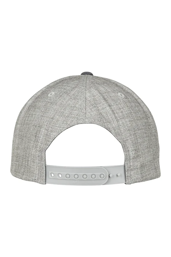 Melange Velour Snapback grey/grey