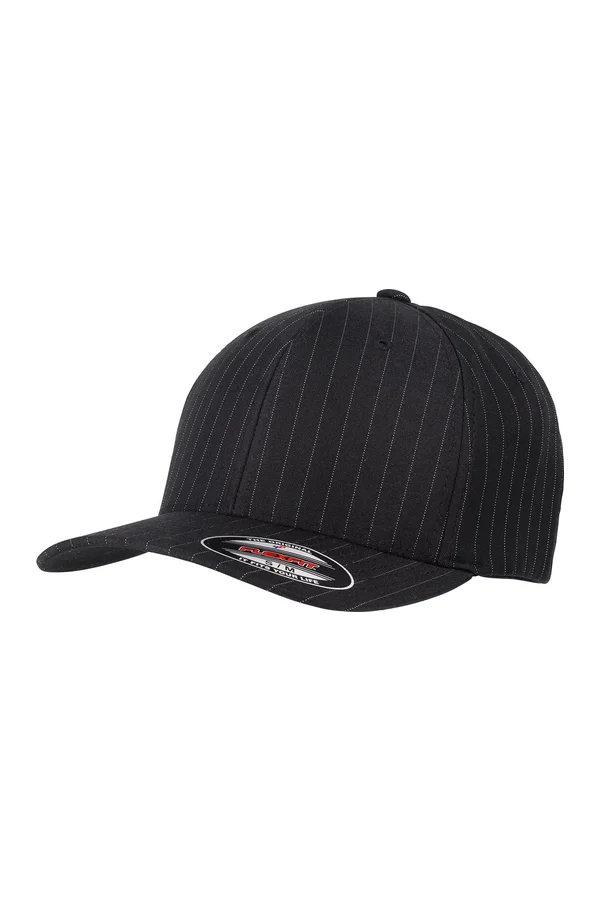 Flexfit Pinstripe Cap Black / White