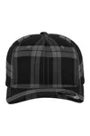 Kappe mit Tartan-Muster Black / Grey