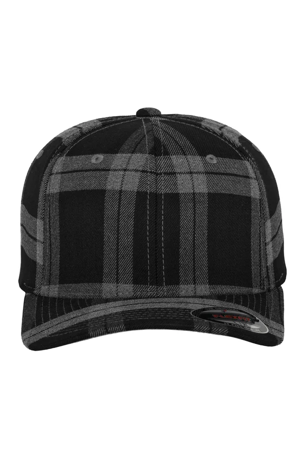 Kappe mit Tartan-Muster Black / Grey