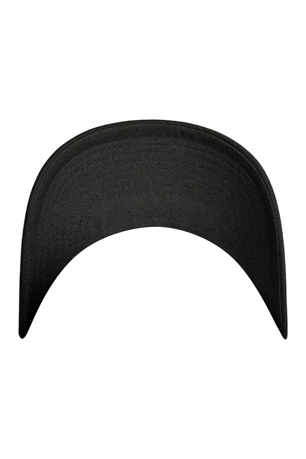 Verstellbare Kappe Wooly Combed Black / Black