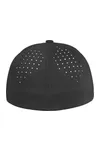 Perforierte Kappe Black