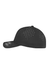 Perforierte Kappe Black