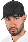 Diamond Quilted Flexfit Cap Black