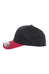 Flexfit Wooly Combed 2-Tone Cap Black / Red