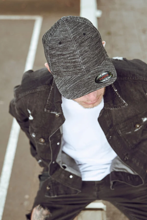 Twill Knit Flexfit Grey