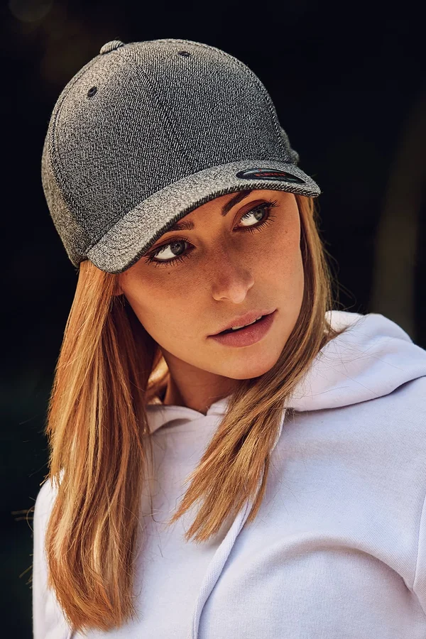 Flexfit Melange Cap Dark Heather Grey