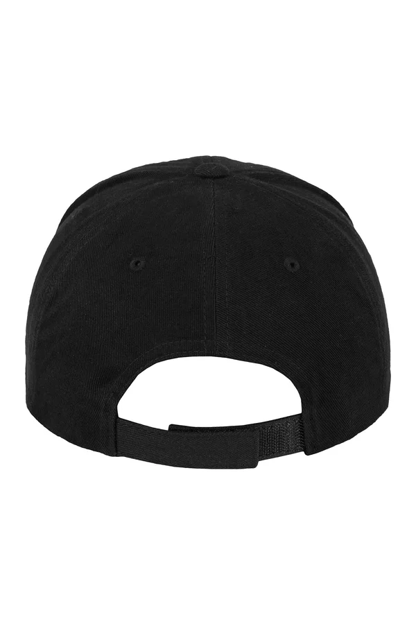 Brushed Cotton Twill Mid-Profile Black