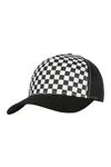 Checkerboard Retro Trucker Black / White