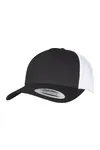 5-Panel Retro Trucker 2-Tone Cap Black / White