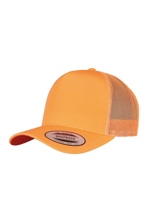 Neon Retro Trucker Cap neon orange