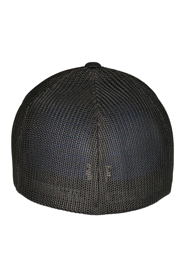 Trucker-Kappe aus recyceltem Mesh Black / Black