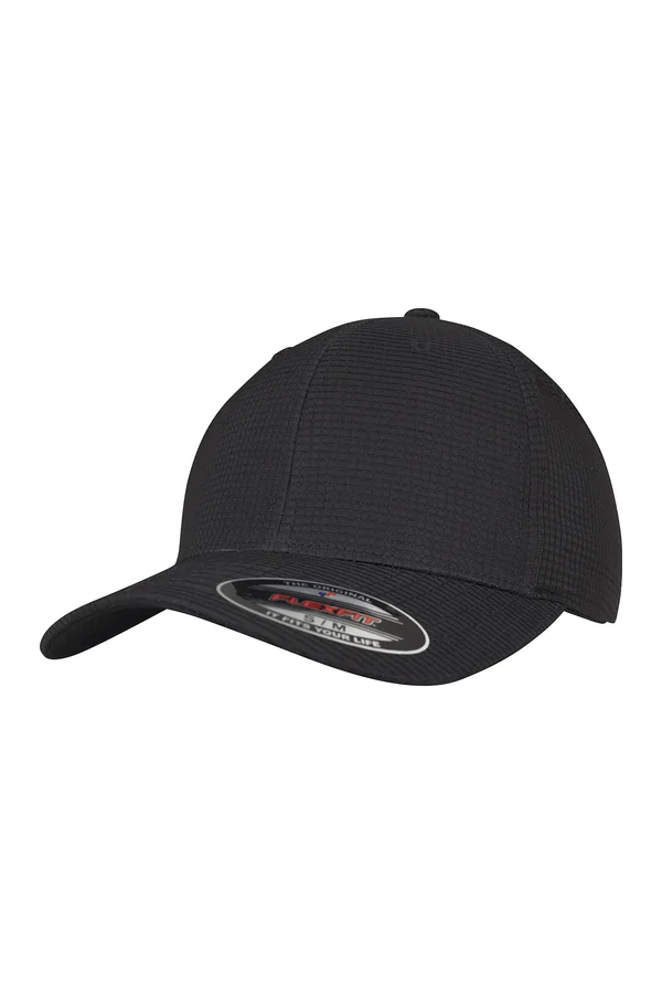 Flexfit Hydro-Grid Stretch Cap Black