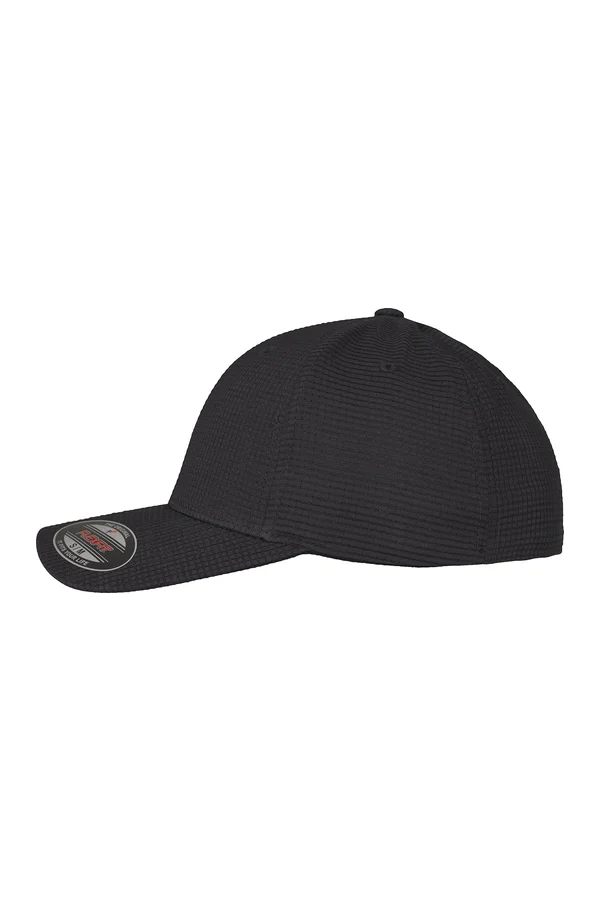 Flexfit Hydro-Grid Stretch Cap Black