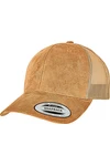 Suede Leather Trucker Cap
