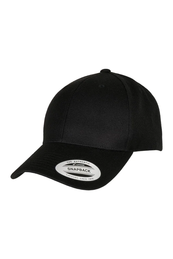 Classic Snapback Kappe Black