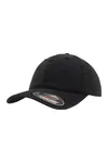 Garment Washed Cotton Dad Hat Black