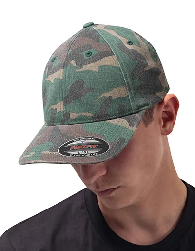 Flexfit Garmet Washed Camo Cap