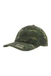 Flexfit Garmet Washed Camo Cap Green Camo