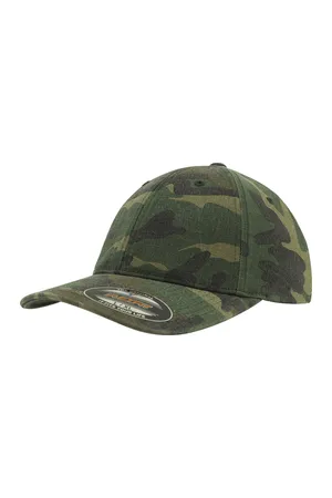 Flexfit Garmet Washed Camo Cap Green Camo