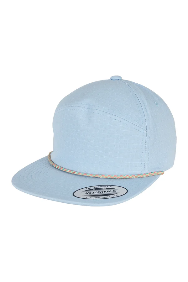Color Braid Jockey Cap Light Blue