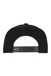 Snapback-Kappe mit gebogenem Schirm Black