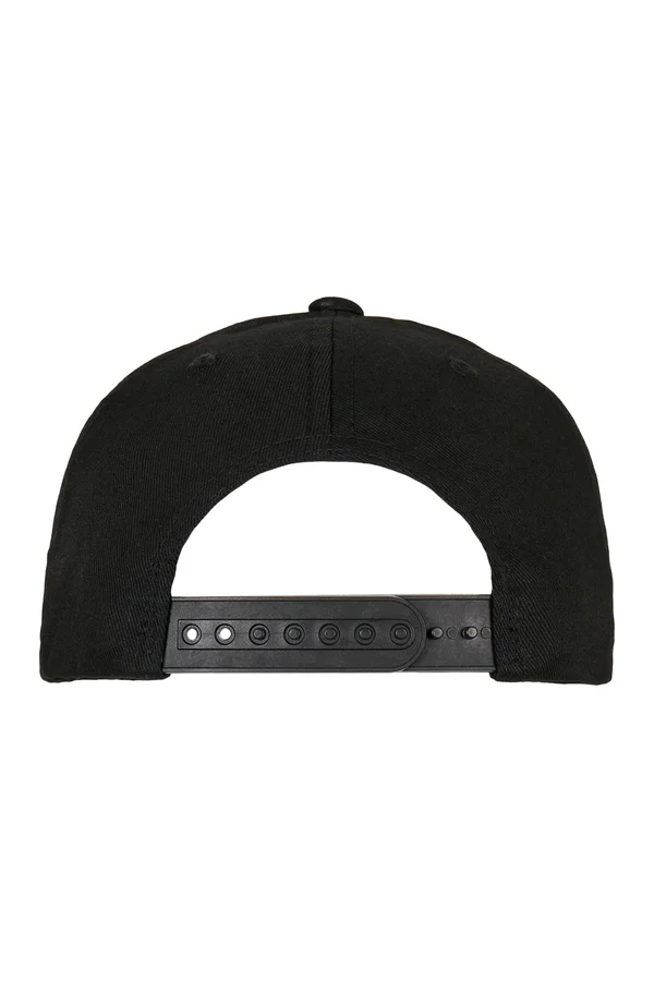 Snapback-Kappe mit gebogenem Schirm Black