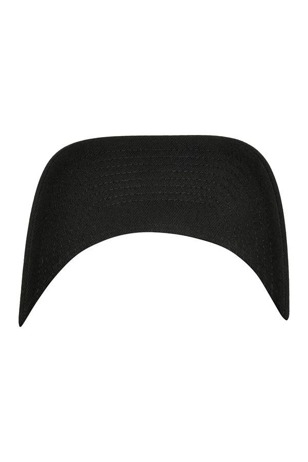 Snapback-Kappe mit gebogenem Schirm Black