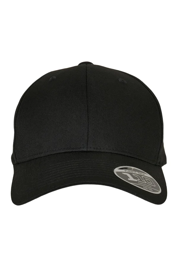 Snapback-Kappe mit gebogenem Schirm Black